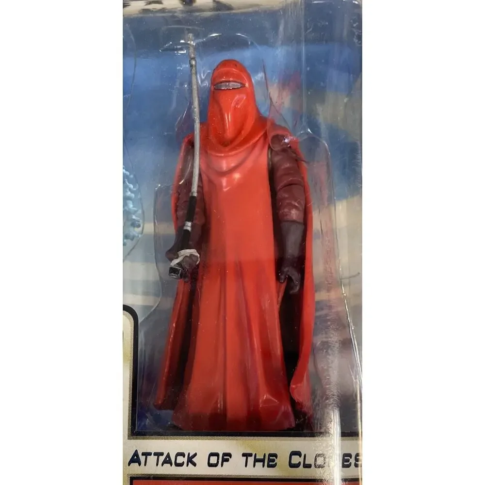 (3) Star Wars Attack of the Clones-Royal Guard-Shaak Ti-Luminara Unduli NIB 2002